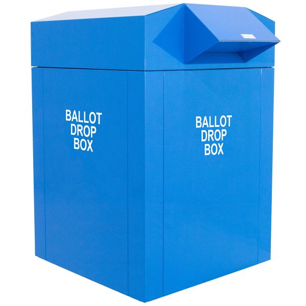 38 in Curbside Election Ballot Drop Box - Blue